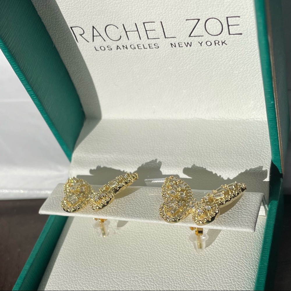 NWT Rachel Zoe Butterfly Studs